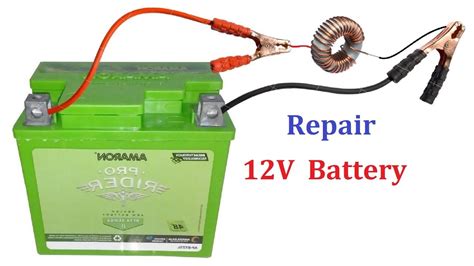 sealed car battery restoration